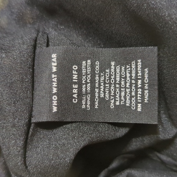 Who What Wear Yellow and Black Floral Polka Dot Maxi Dress NWOT - Picture 14 of 14